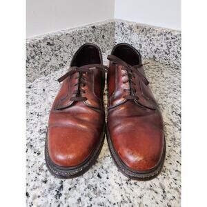 British Walkers O’Sullivans Sz 9 EEE Custom Brown Leather Oxford Shoes